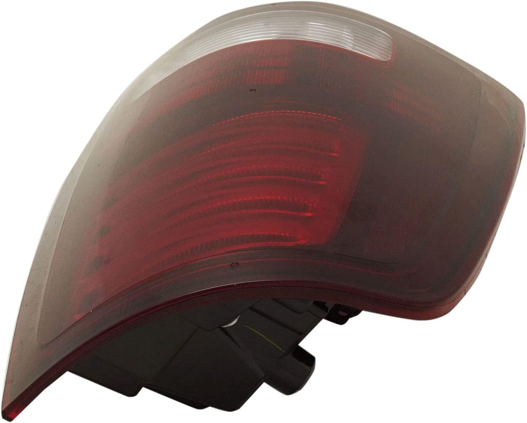 Tail Light with Clear & Red Lens Black Interior LED Driver Side F81161