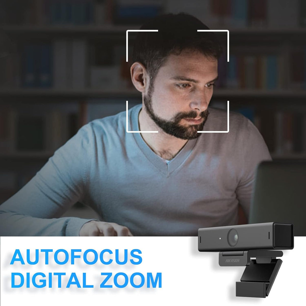 2K HD Webcam with Microphone, 30fps Autofocus, Pack of 2 Z892