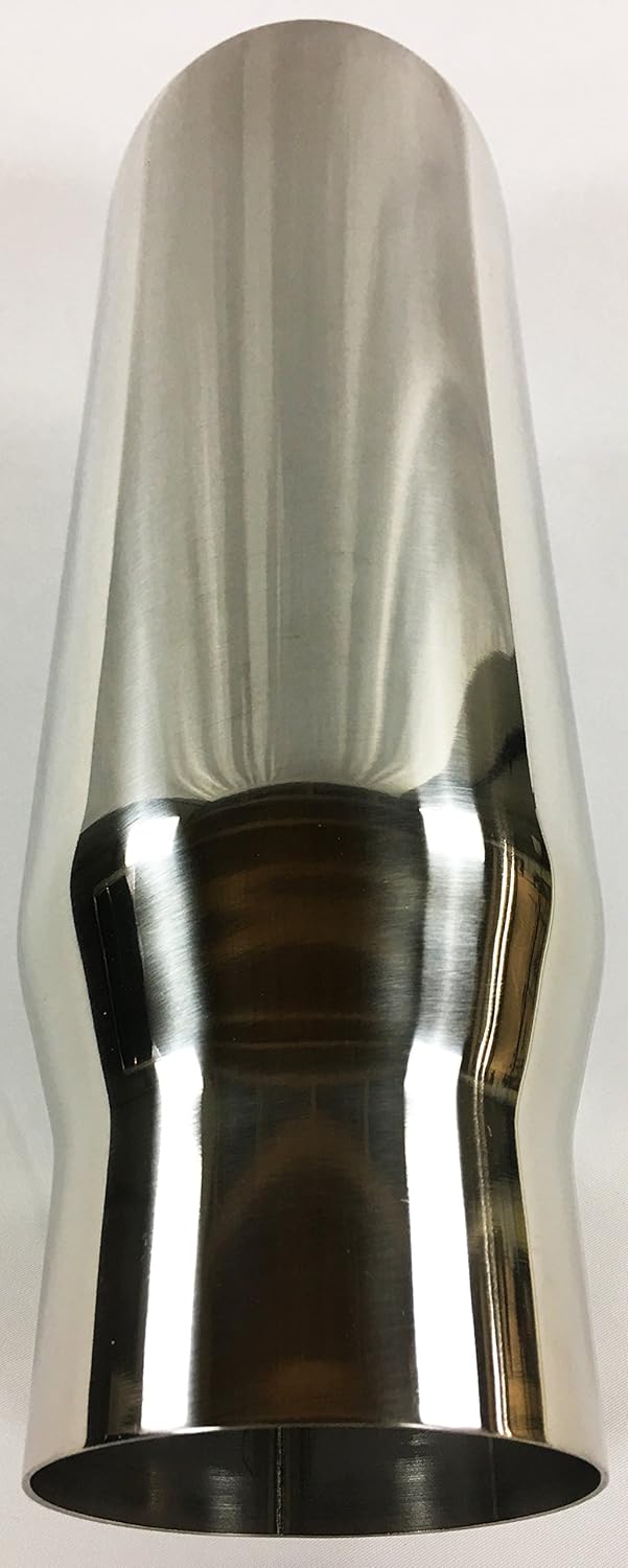 Polished Stainless Steel Double Wall Exhaust Tip Pack of 2 S844916
