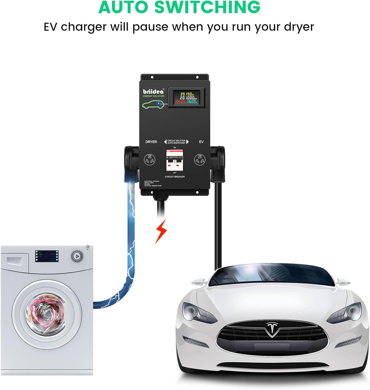 Automatic Power Switch for Dryer and EV U8558