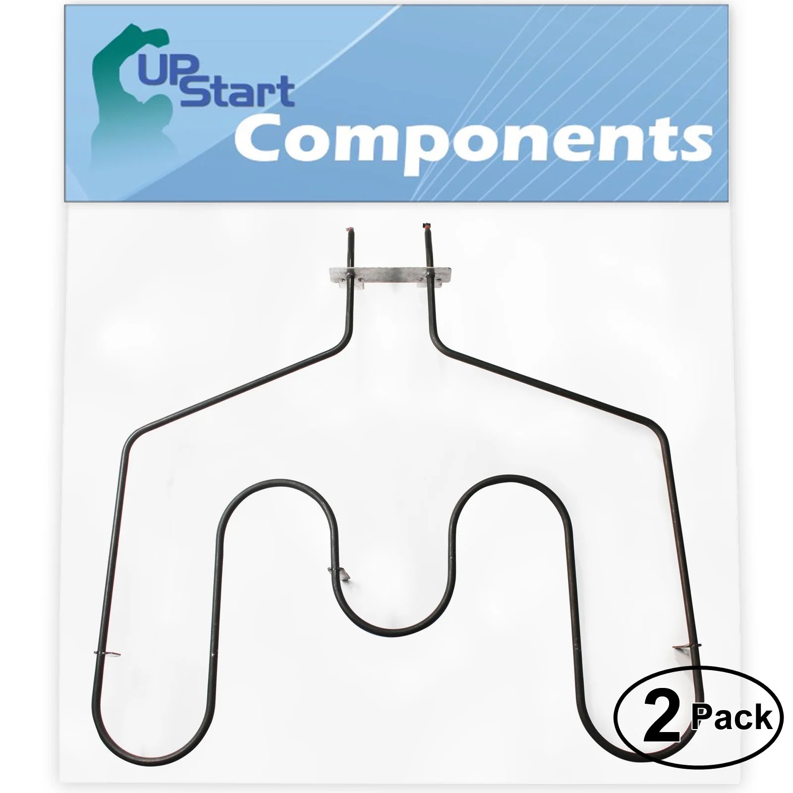 2-Pack Replacement Bake Element for General Electric Oven Heating Element K509598