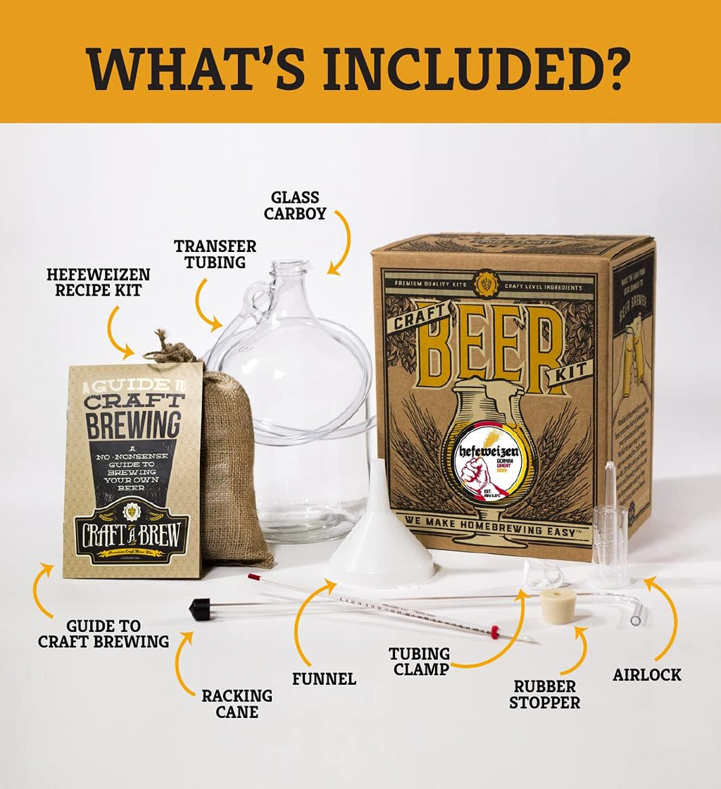 Hefeweizen Beer Making Starter Kit 1 Gallon Pack of 2 P791144