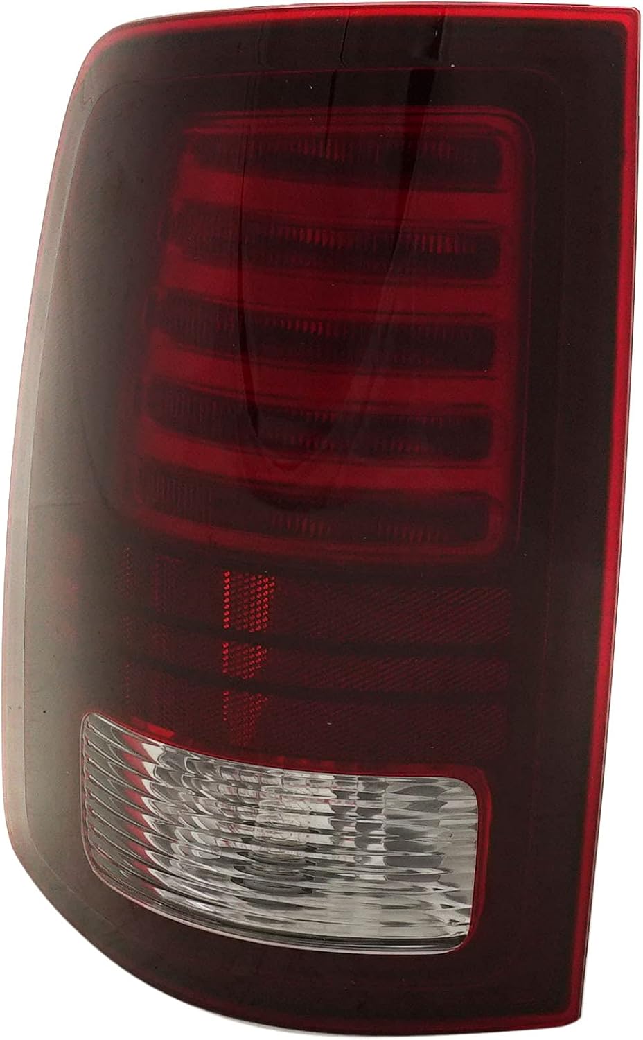 Tail Light with Clear & Red Lens Black Interior LED Driver Side F81161
