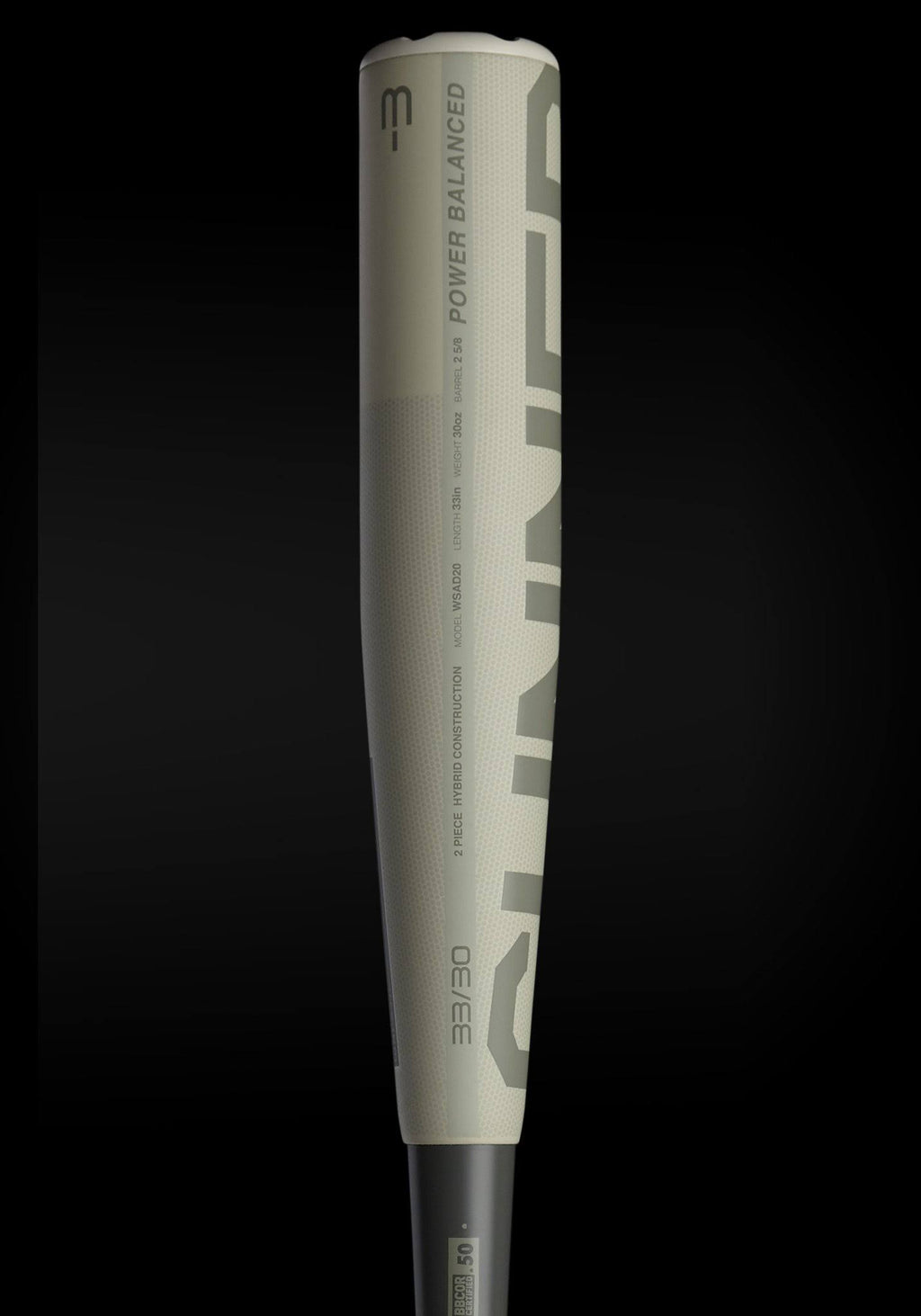 34 in. 31 oz. Drop 3 Metal Baseball Bat W7746