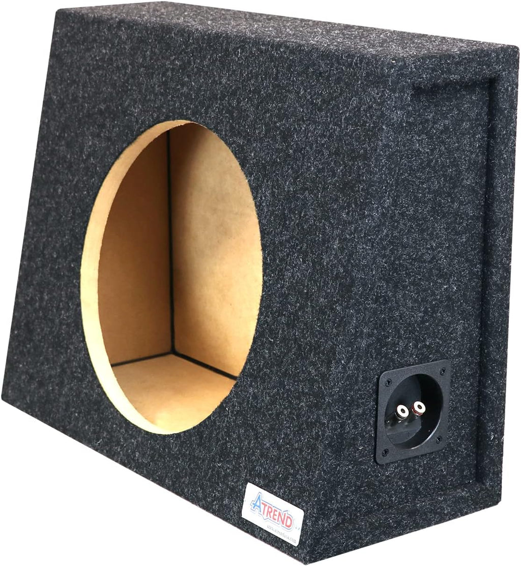 Black Pack of 2 Universal Wedge Subwoofer Box W206103