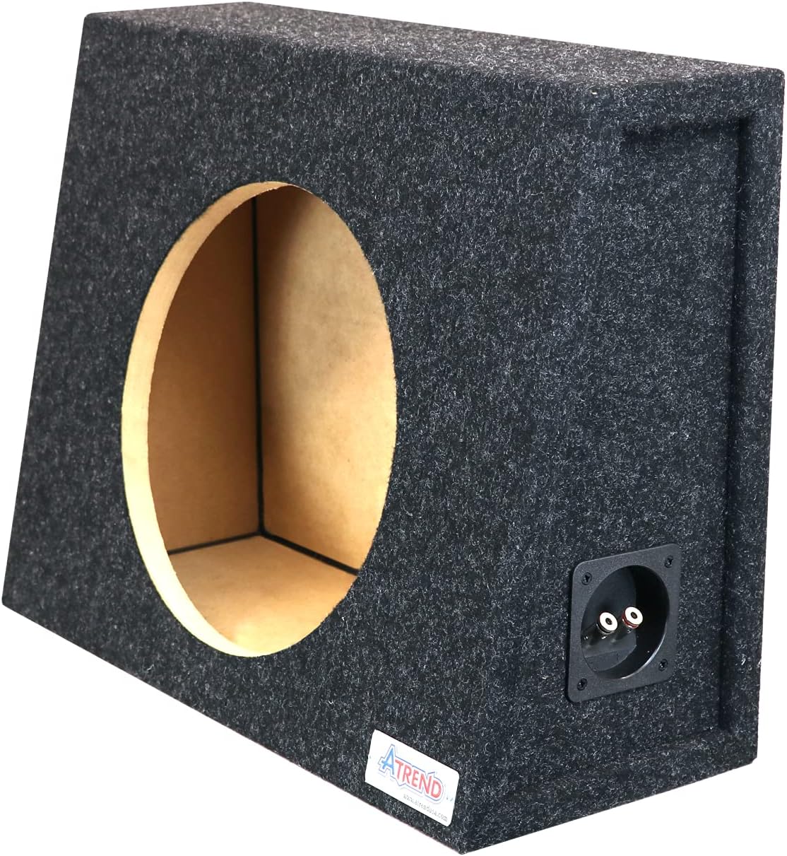 Black Pack of 2 Universal Wedge Subwoofer Box W206103