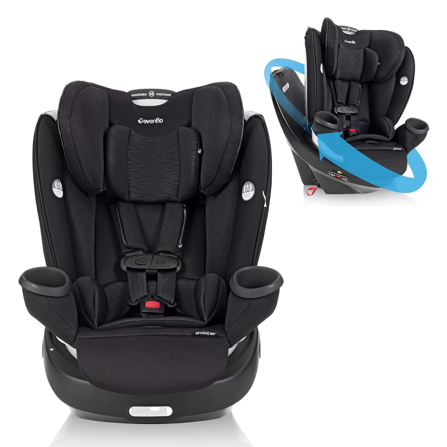 Sapphire Blue Rotational All-in-One Convertible Car Seat U534121