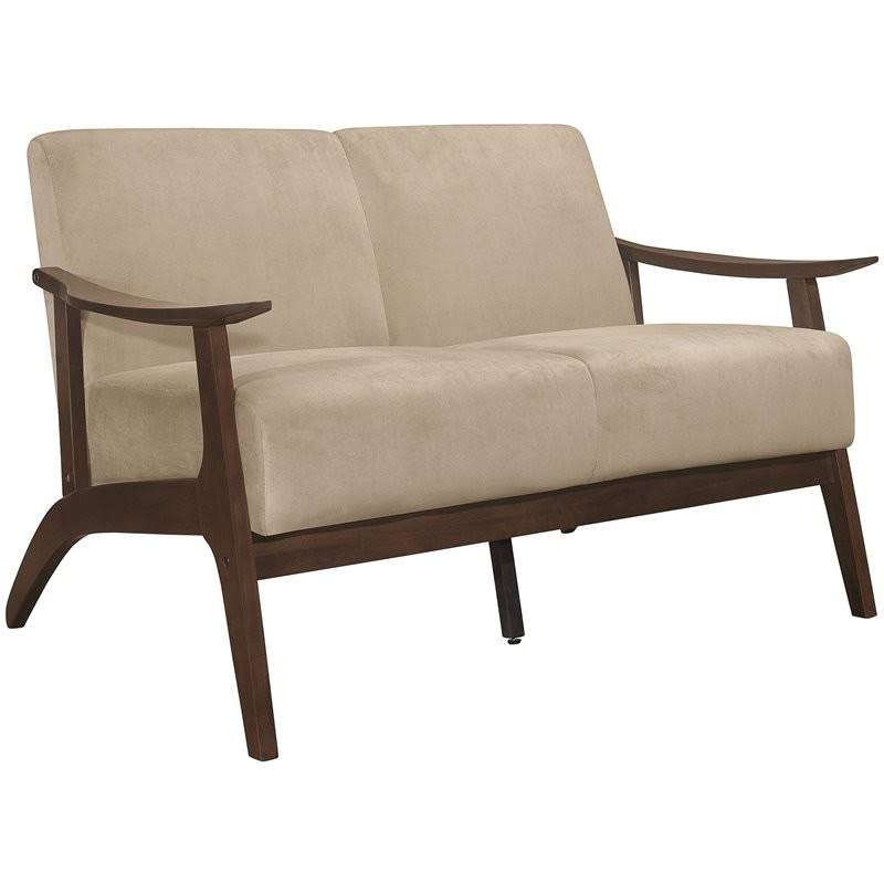 Light Brown Loveseat O5617
