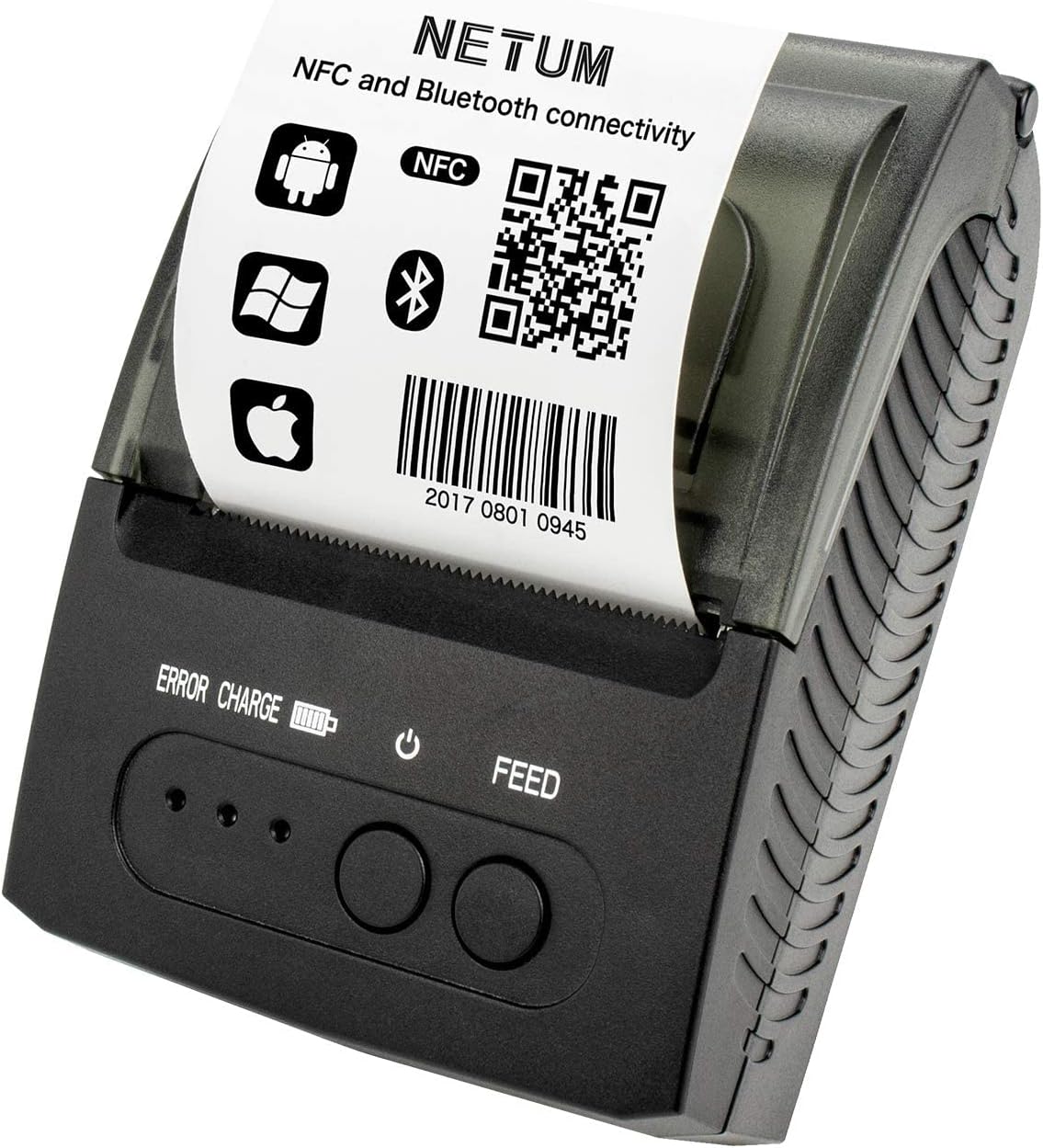 Bluetooth 58mm Thermal Receipt Printer, Pack of 2 I198