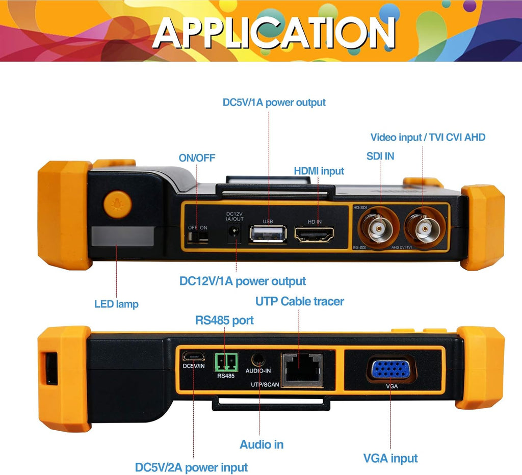 5 inch TFT-LCD CCTV Tester Camera Monitor G242564