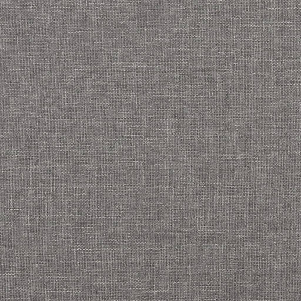 Light Gray Fabric Sofa Chair with Footstool M239757