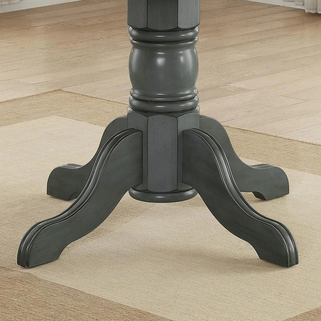 Blue & Mocha Finish Dining Table X339730