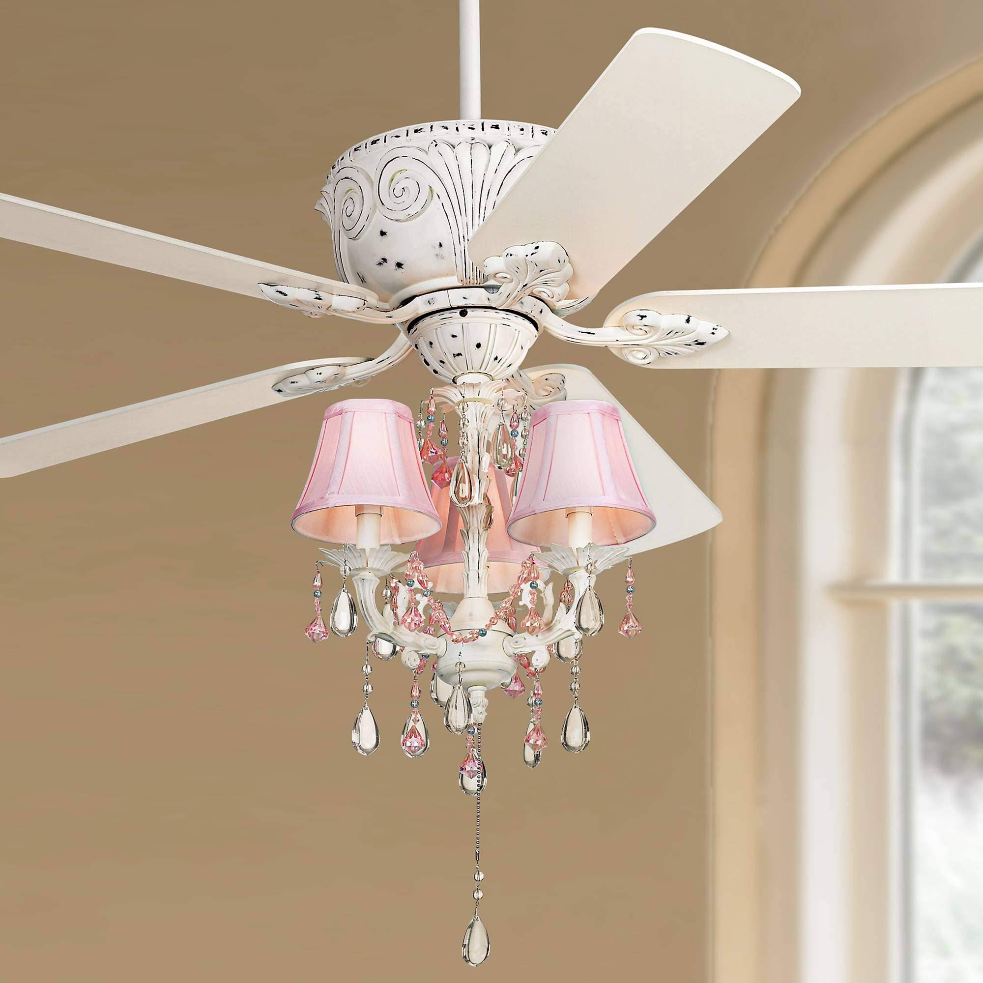 Chandelier Ceiling Fan with Light Kit LED Dimmable Z459