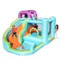 Inflatable Bounce House with Slide Pool Area Climbing Wall PVC B1847