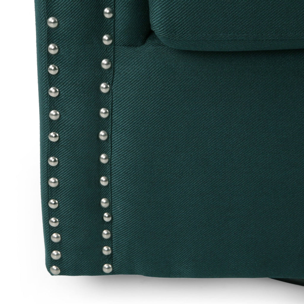 Green Fabric Swivel Chair G137845