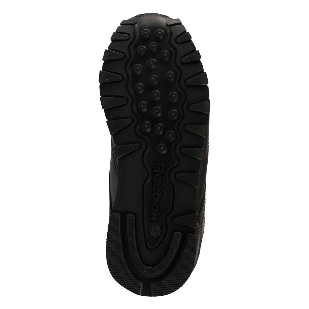 Black Children Leather Trainers O625561