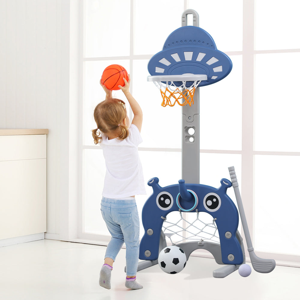 5 in 1 Kids Basketball Hoop Sports Activity Center M574