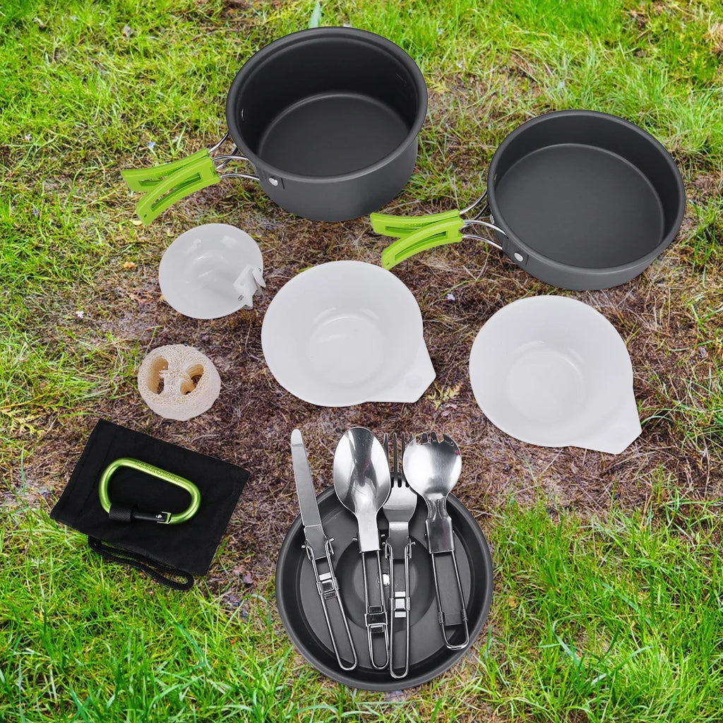 15 Pcs Non Stick Camping Cookware Set P962162