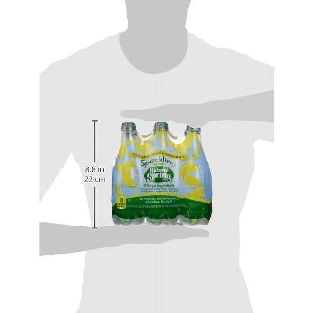 Lemon Natural Spring Water 16.9-Ounce Plastic Bottles, 24 Count T5630