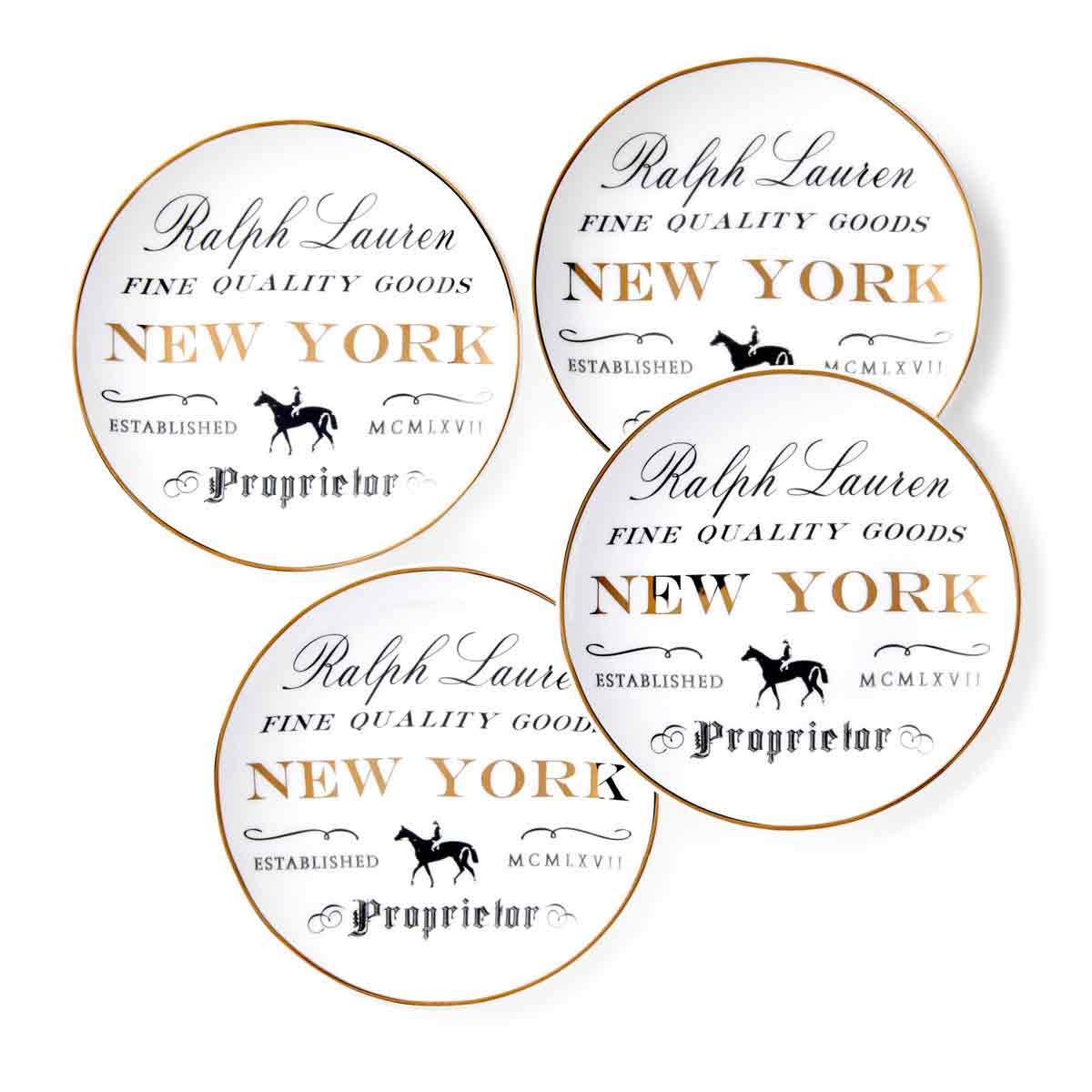 Set of Four Canape Plates N311752