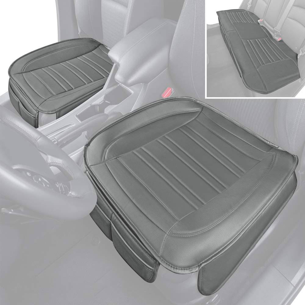Gray Universal Car Seat Cushions with Storage Pockets N932121