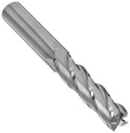 Carbide Square Nose End Mill Long Reach Uncoated Bright Finish 4 Flutes H33031