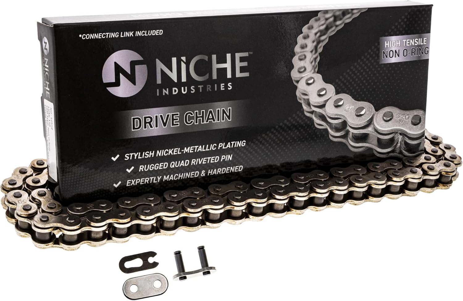 Front 15 Rear 40 Tooth 525HZ Standard 112 Links Drive Sprocket Chain Combo J714714