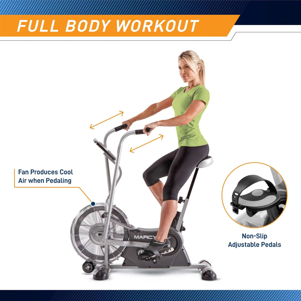 Black Upright Fan Bike U190941