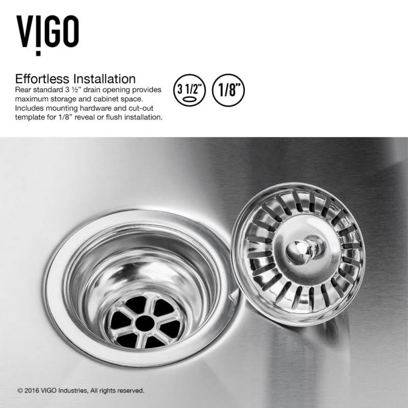 Undermount Stainless Steel Kitchen Sink with Faucet, Two Grids, Two Strainers and Dispenser Y355