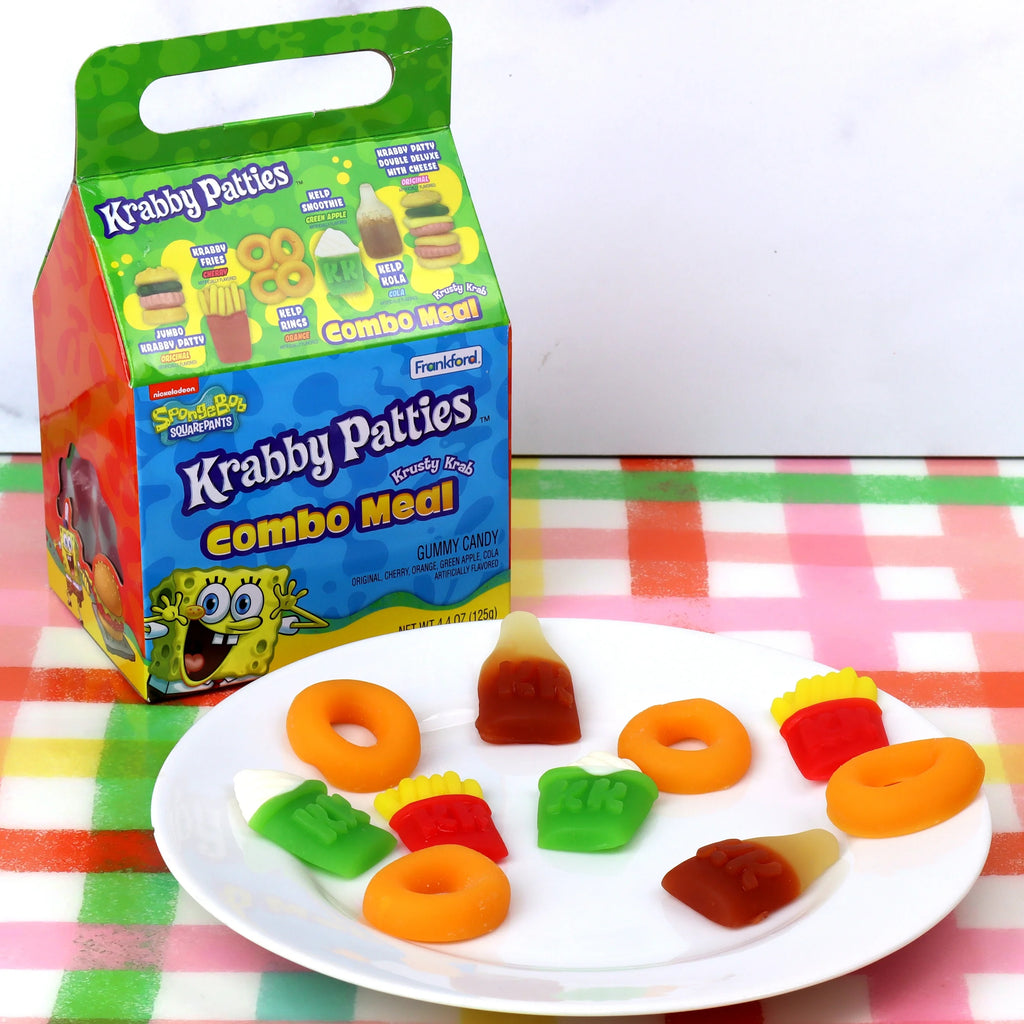 Krabby Patties Gummy Candy Combo Meal, 4.4oz O6325