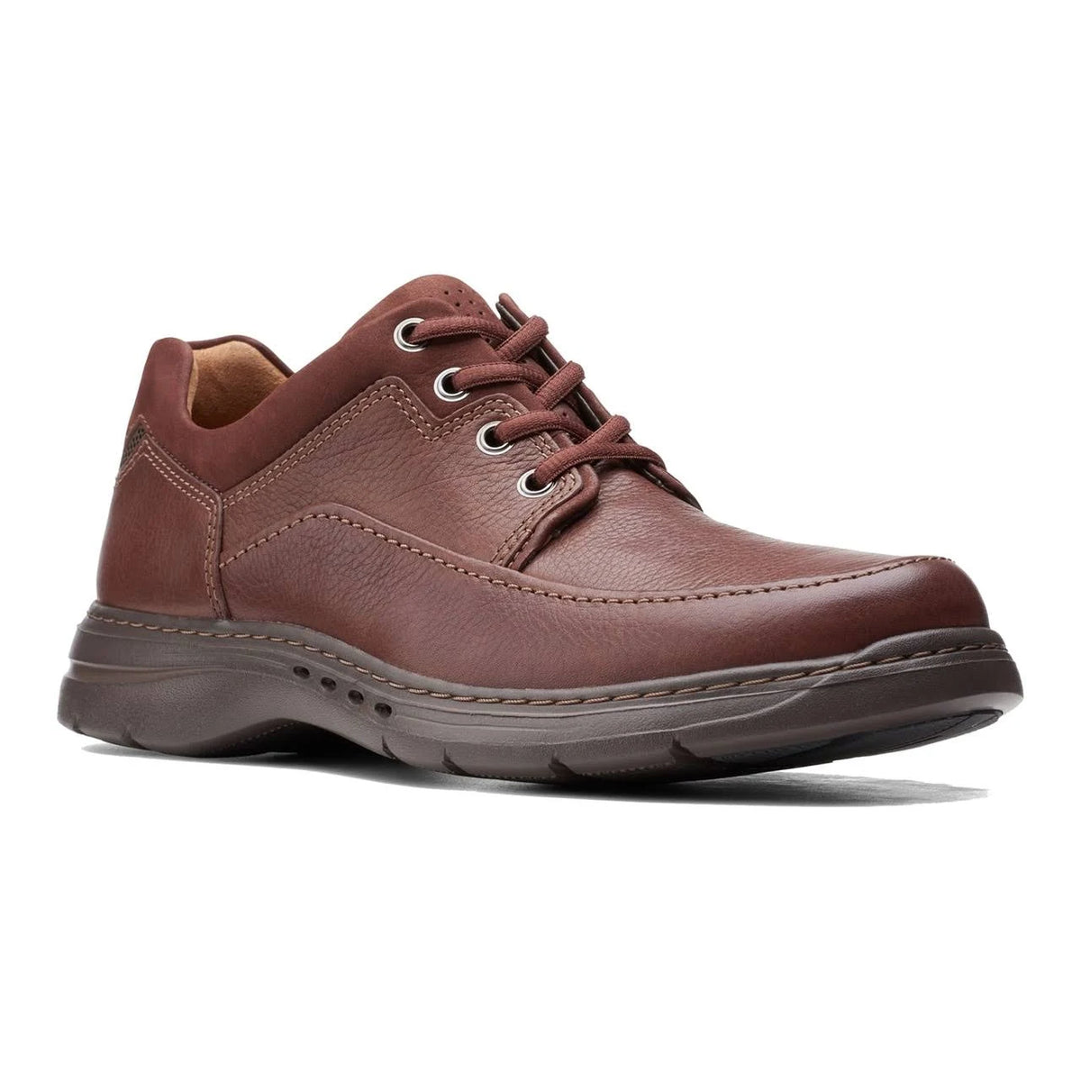 Mahogany Leather Lace-Up Shoes Z1073