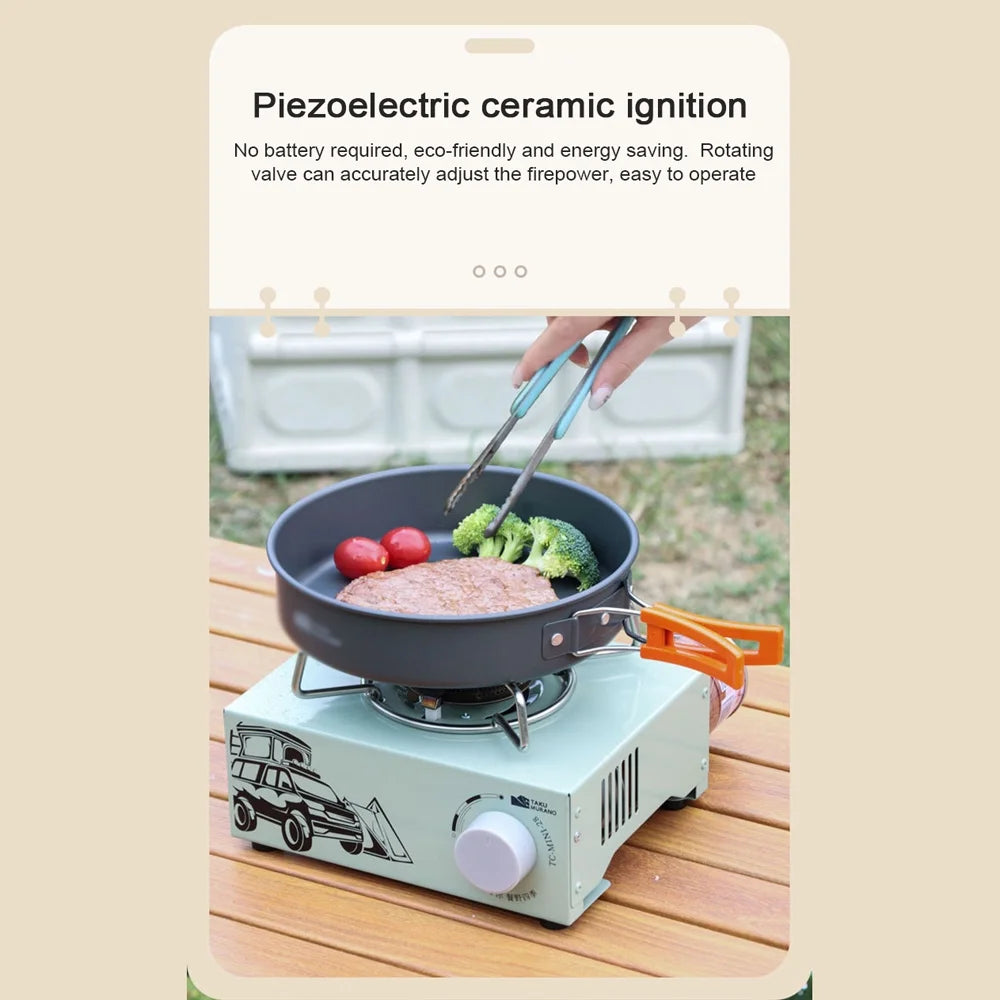 Cassette Portable Gas Butane Stove 2100W with Piezo Ignition J437547