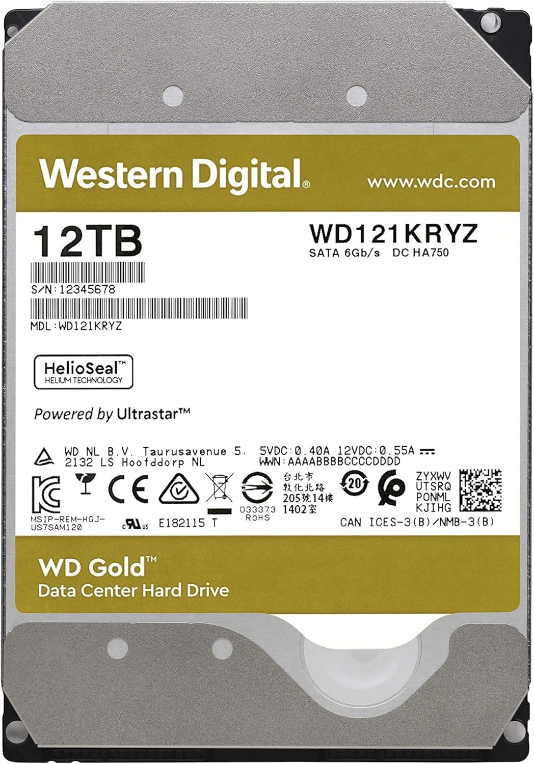 14TB Enterprise Class Internal Hard Drive SATA 6 Gb/s 7200 RPM 512 MB Cache 3.5 Y4699