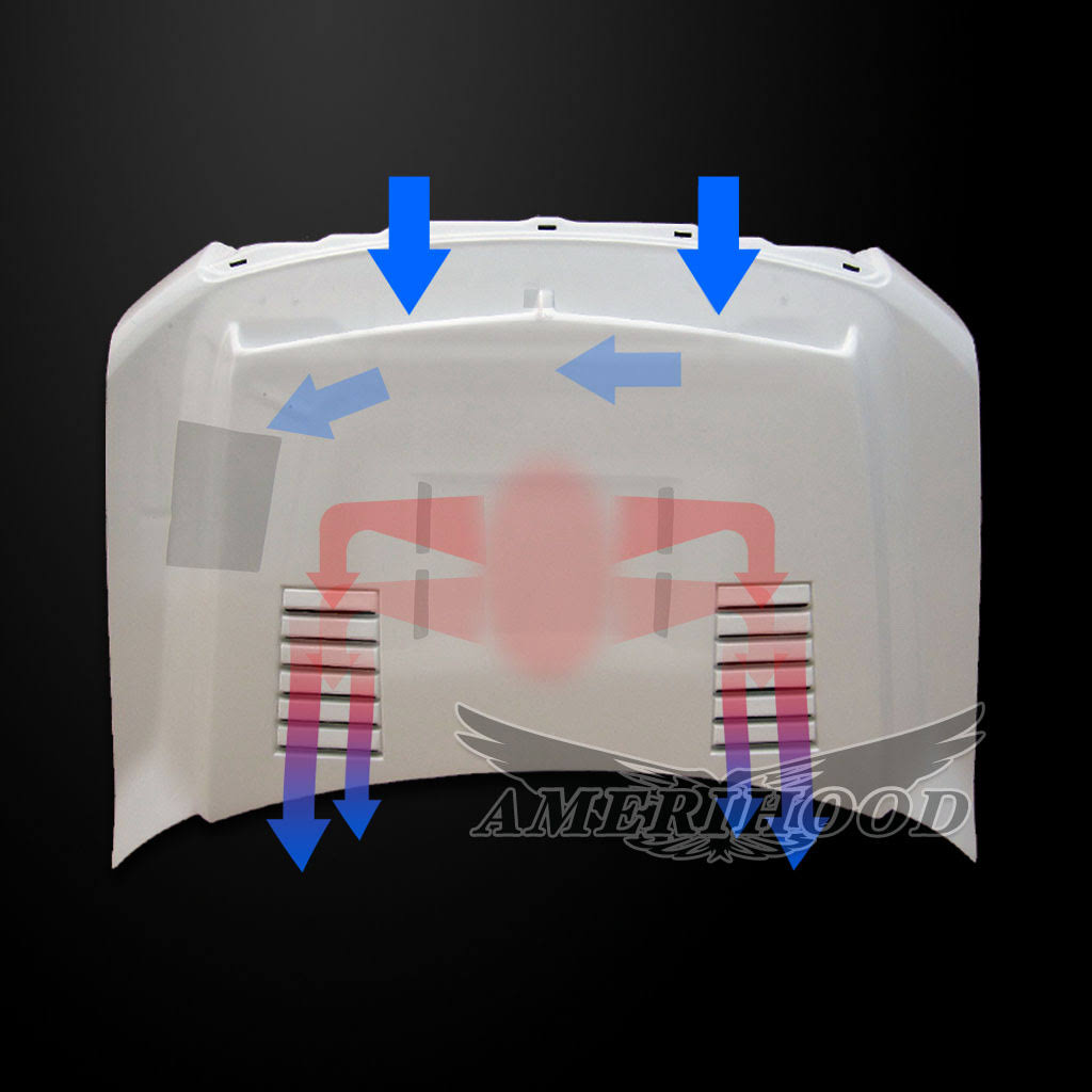 2009-2014 Ford F-150 Functional Ram Air Hood V2884