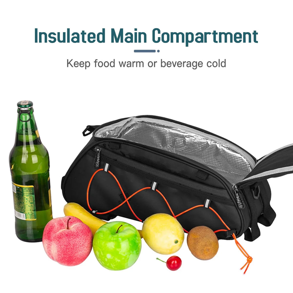 Bike Pannier Set 3 in 1 Rear Rack Bag with Hanging Side Bags R426