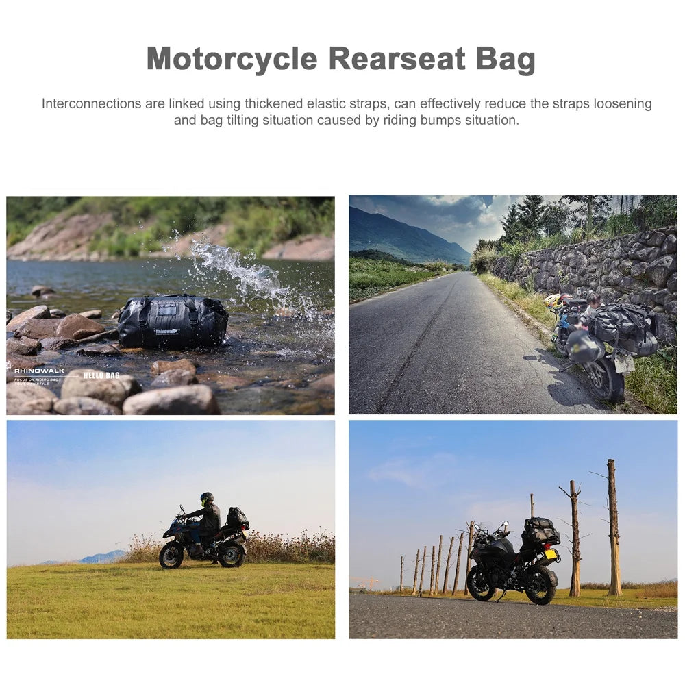 45L Motorcycle Rearseat Bag D4315