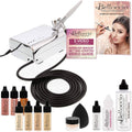 Professional Beauty Airbrush Cosmetic Makeup System with 4 Fair Shades Foundation in 1/4 Ounce Bottles V954