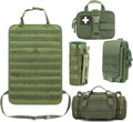 Black Pack of 2 Molle Seat Back Organizer Car Seat Covers P142018