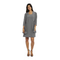 Two Piece Jersey Dress Lace Jacket K268