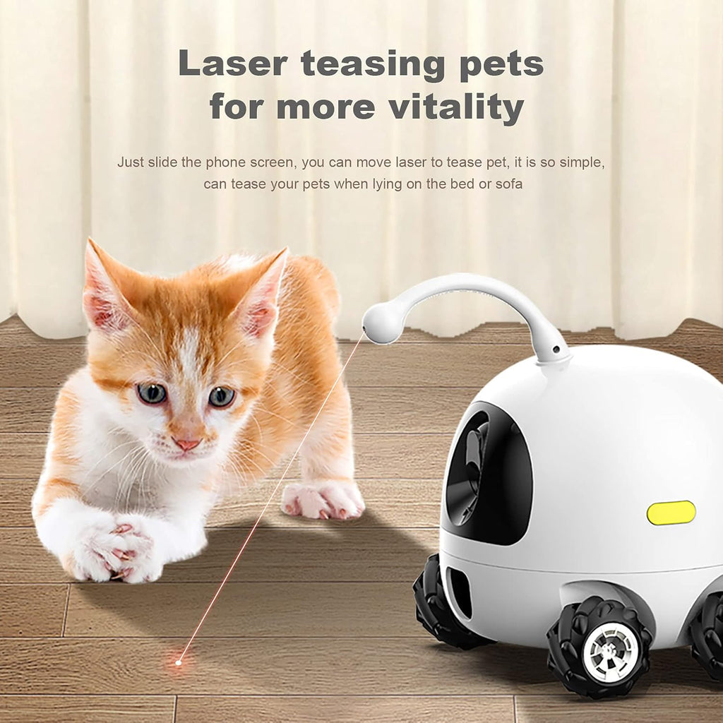 White Smart Pet Camera with Treat Dispenser G262982