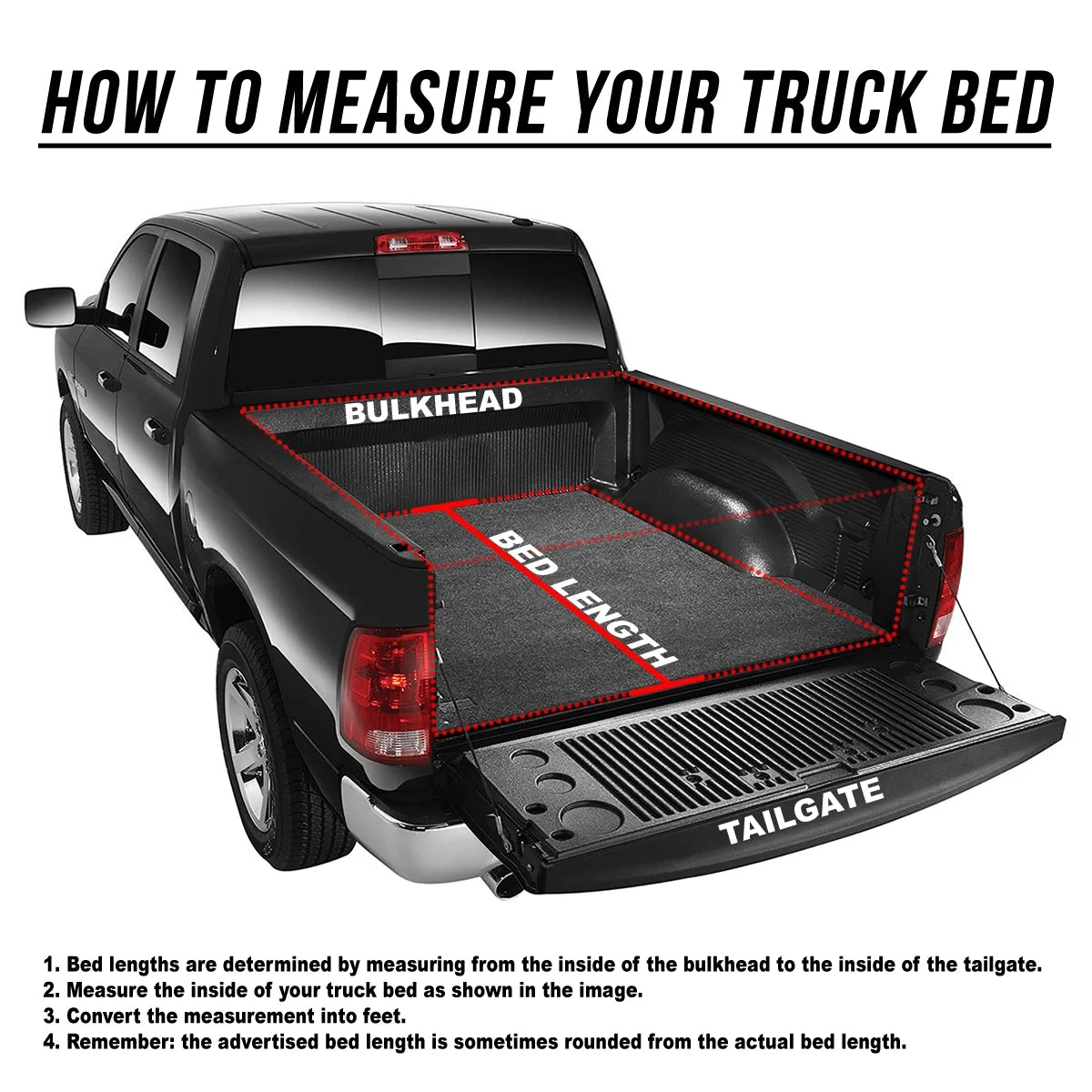 Soft Tri Fold Truck Bed Tonneau Cover I132323