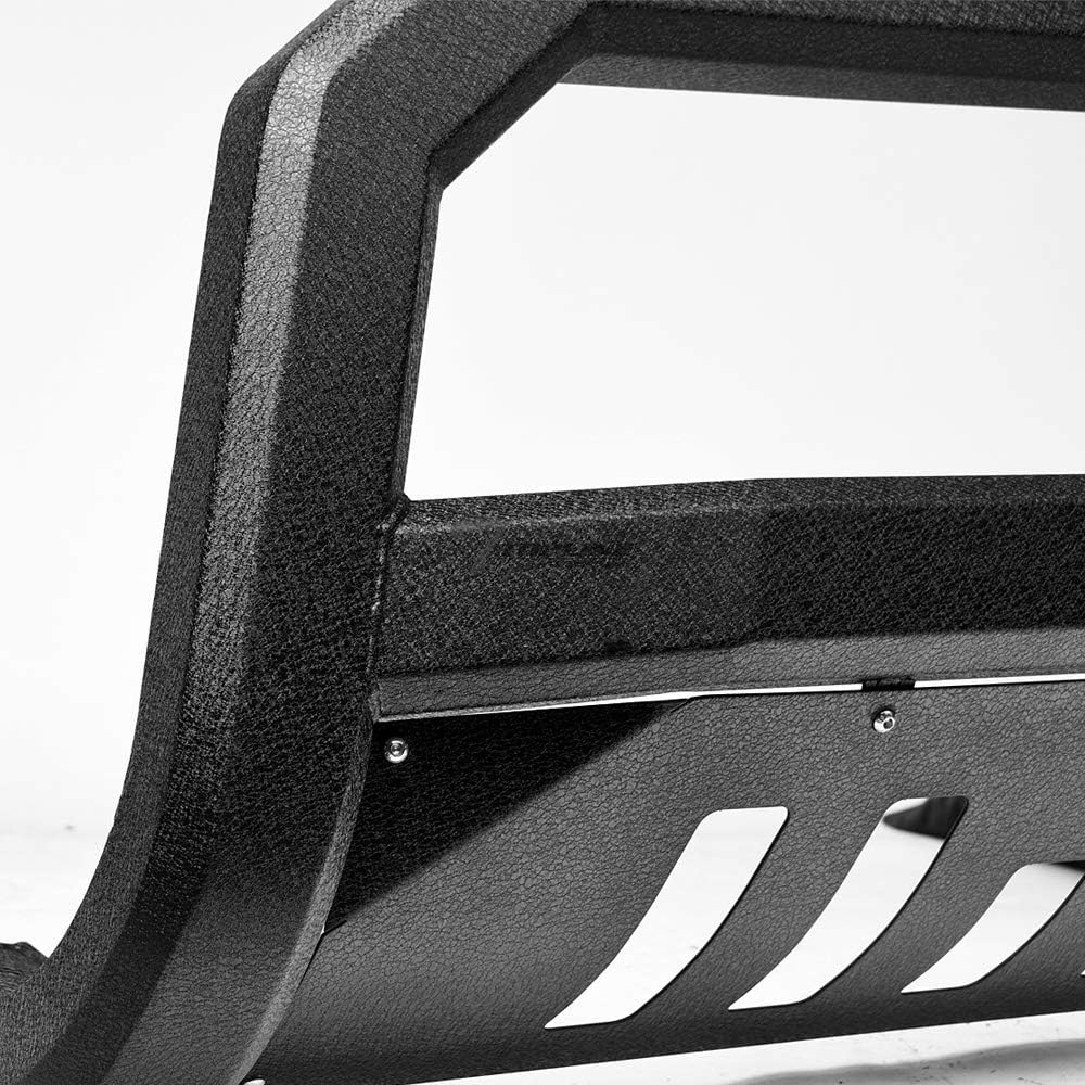 Textured Black Bull Bar Guard with Skid Plate L953535