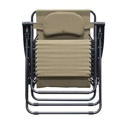 Beige Oversized Zero Gravity Chair U92476