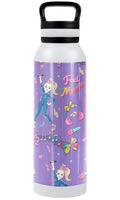 24 oz Vacuum Insulated Stainless Steel Water Bottle with Loop Cap V1664
