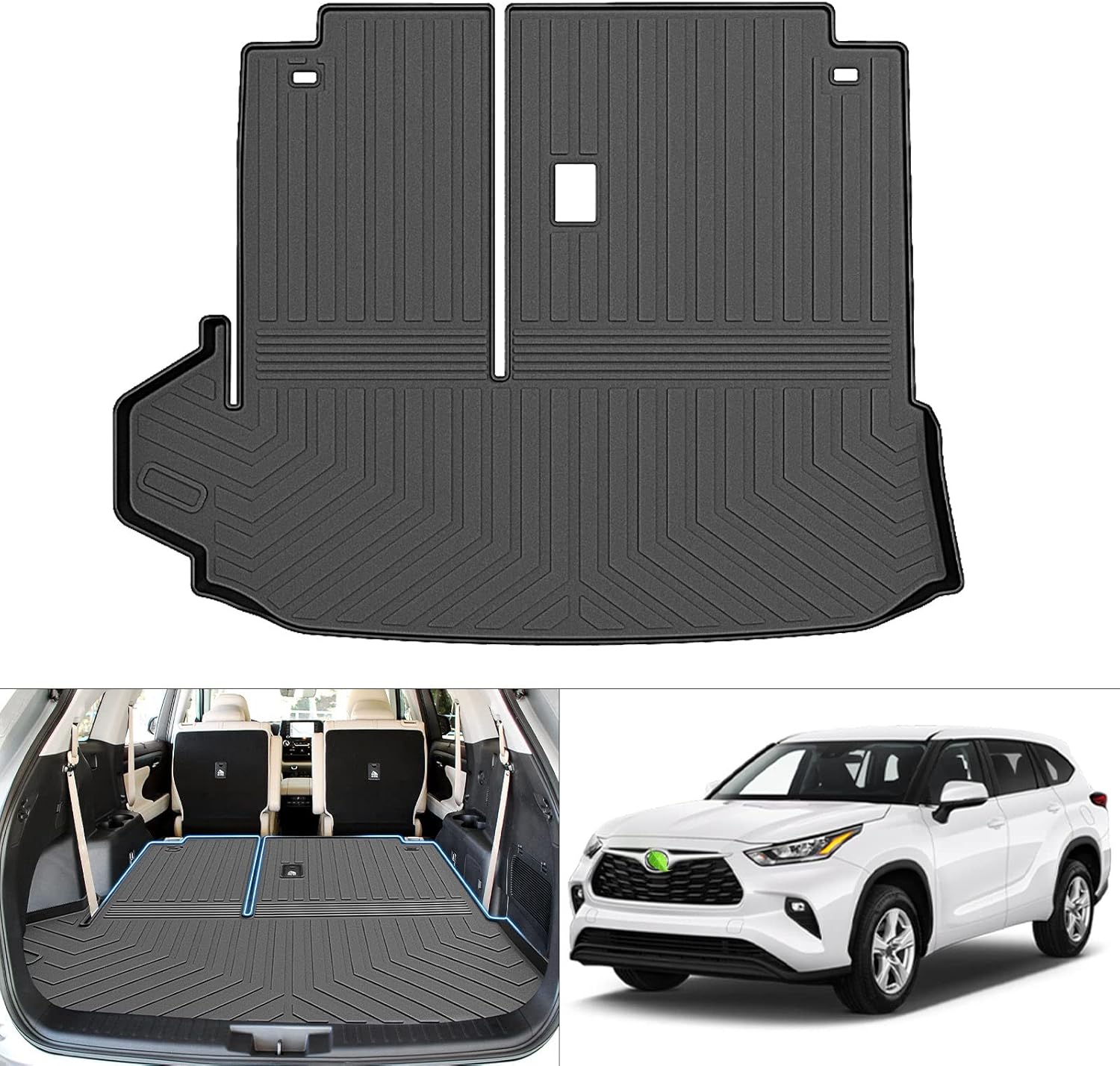 TPE Cargo Liner Trunk Mat Pack of 2 I156139