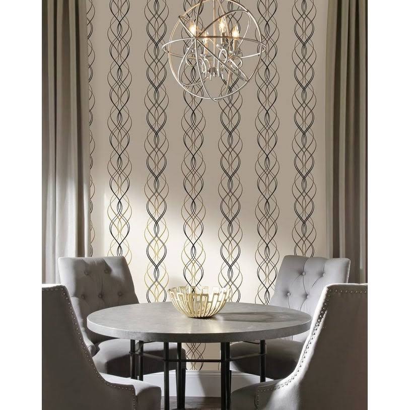 Blue/Gold Wallpaper A4126