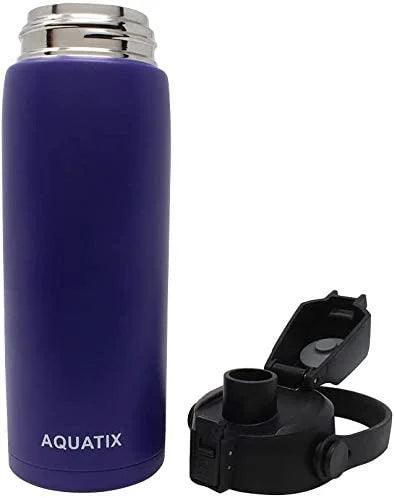 6-Pack Purple 21 Ounce Stainless Steel Double Wall Insulated Sports Water Bottle Y652289