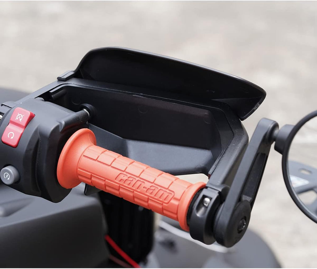 Black Plastic Hand Guards Wind Deflector Kit 2PCS Z20144