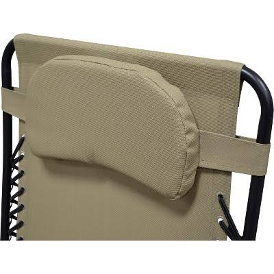Beige Oversized Zero Gravity Chair U92476