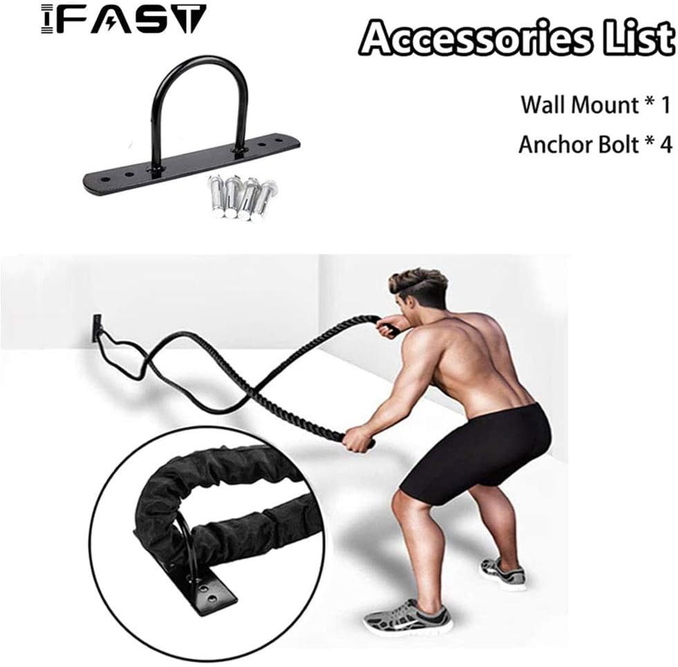 30ft Heavy Dacron Exercise Battle Rope Pack of 2 M86103